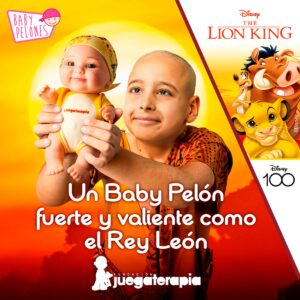 Bambino peloso del Re Leone
